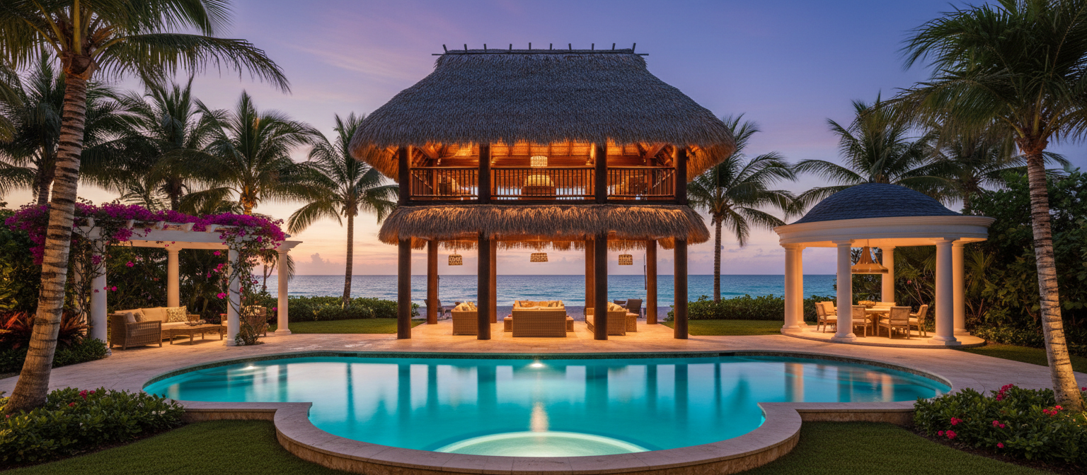 Tiki Huts vs Pergolas vs Pavilions